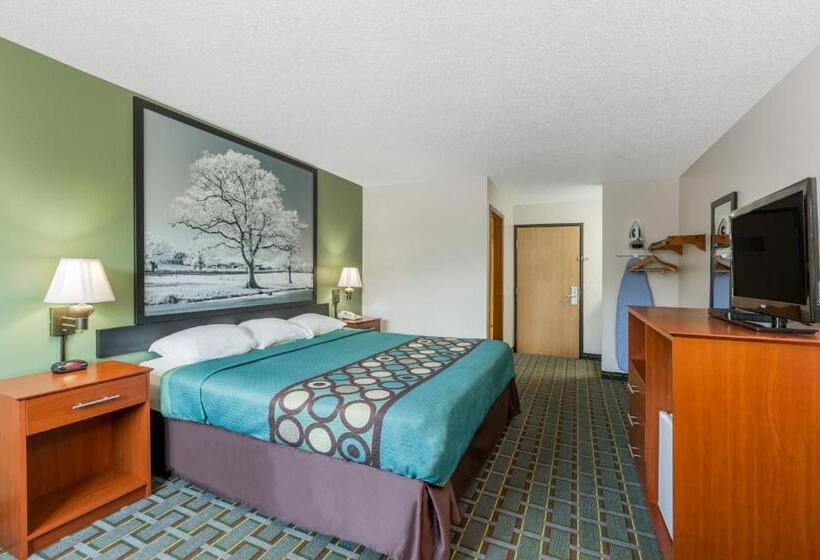 キングサイズベッドのスタンダードルーム, Super 8 By Wyndham Osceola Ia