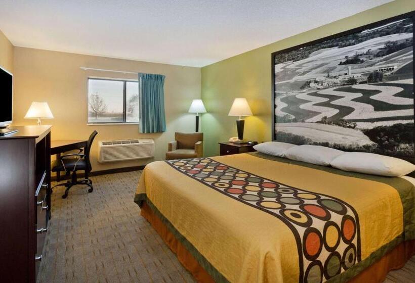 キングサイズベッドのスタンダードルーム, Super 8 By Wyndham Rochelle