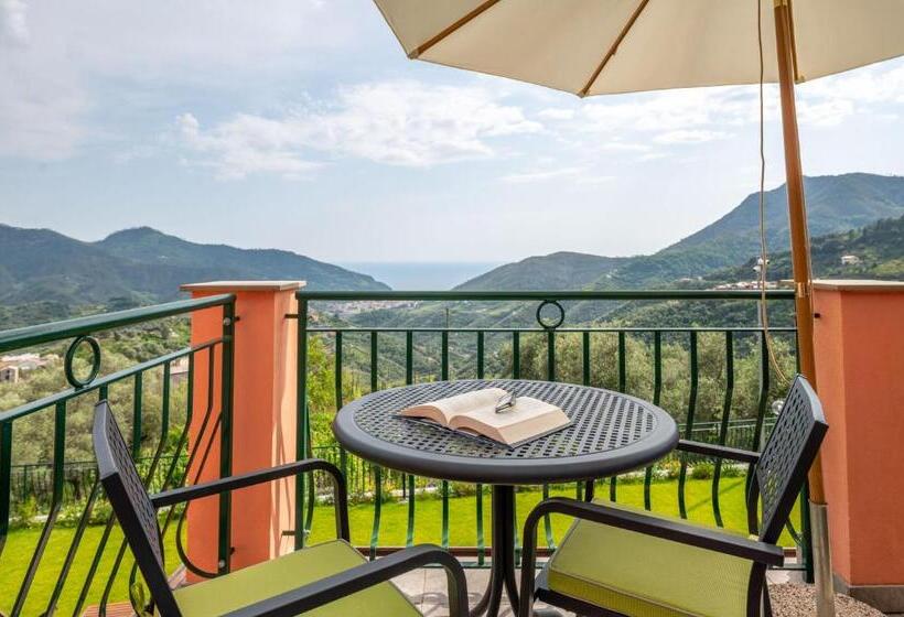 اتاق استاندارد با بالکن و چشمانداز دریا, La Vignana   5 Terre