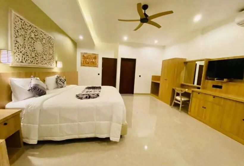 キングサイズベッドのスタンダードルーム, Solaluna Beach Homestay