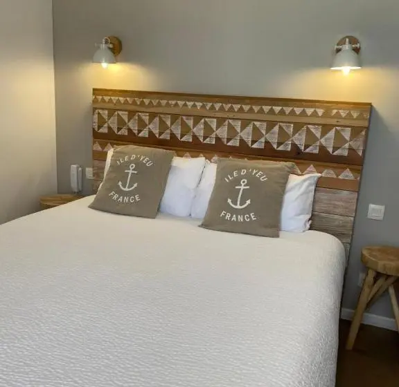 オーシャンビュースタンダードルーム, Atlantic Hôtel   L Ile D Yeu