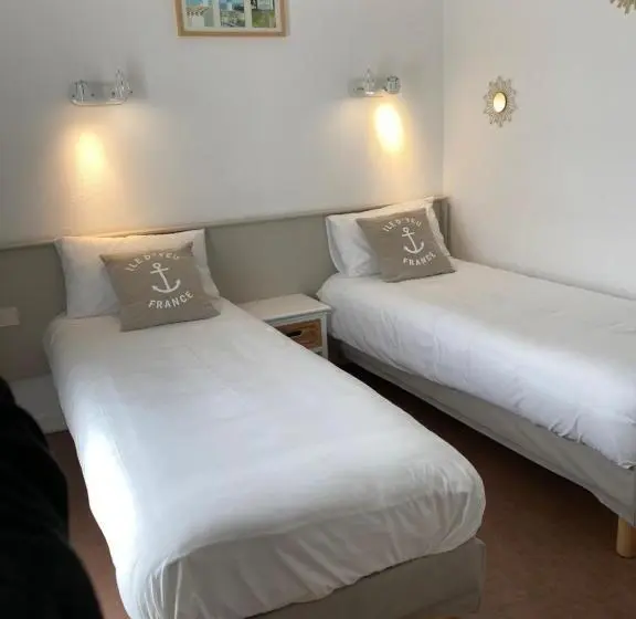 オーシャンビュースタンダードルーム, Atlantic Hôtel   L Ile D Yeu