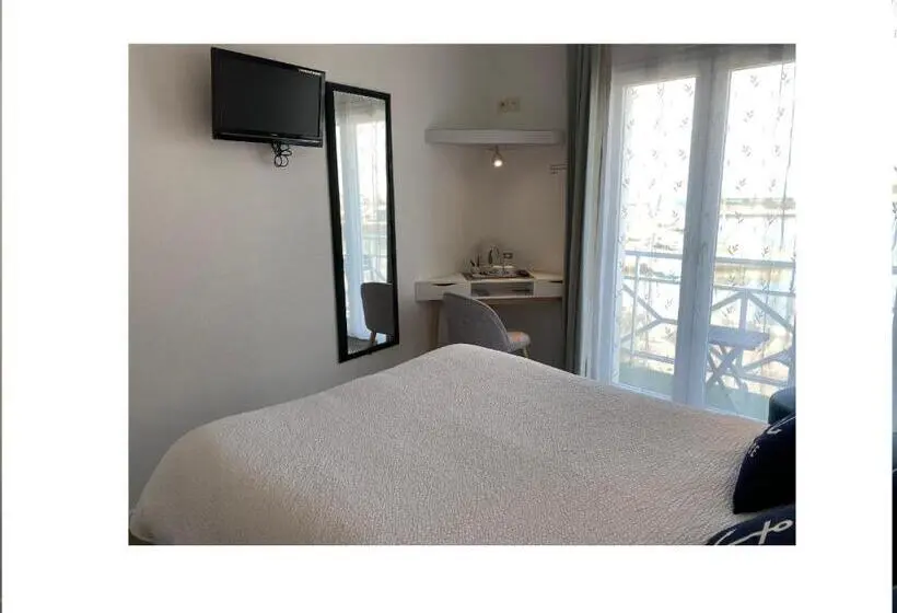 オーシャンビュースタンダードルームバルコニー付き, Atlantic Hôtel   L Ile D Yeu