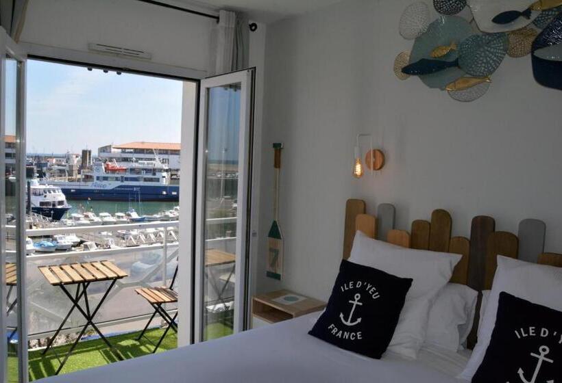 Номер Стандарт Вид на Море с Балконом, Atlantic Hôtel   L Ile D Yeu