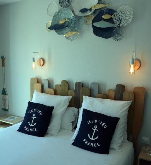 Номер Стандарт Вид на Море с Балконом, Atlantic Hôtel   L Ile D Yeu