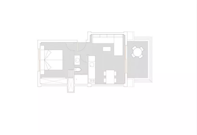 آپارتمان 1 خوابه با بالکن, Inn Mallorca Apart