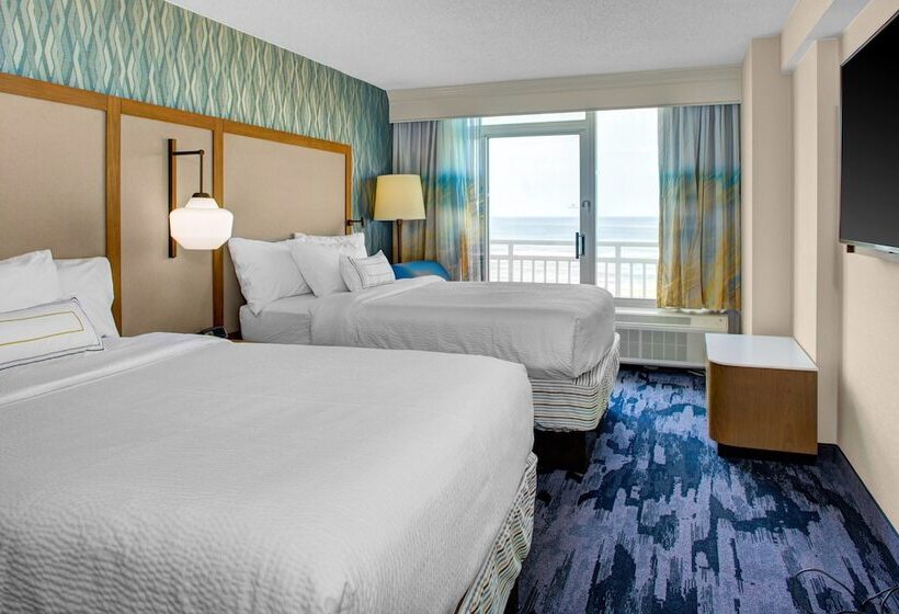 Номер Стандарт 2 Двуспальные Кровати, Fairfield Inn & Suites By Marriott Virginia Beach Oceanfront