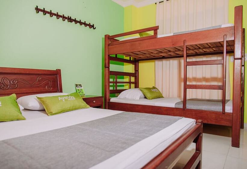 חדר סטנדרט לארבעה, Ayenda 1615 Hotel Tayrona Mágico