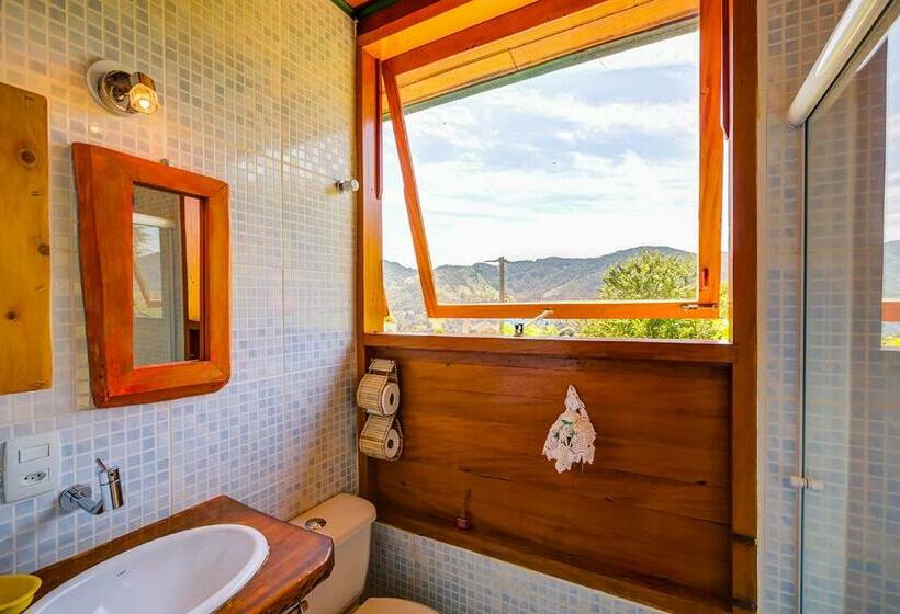 Suite Deluxe Mountain View, Hospedaria Estação Píccola No Quintal Da Pedra Do Baú