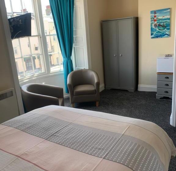 غرفة قياسية إطلالة جانبية علي البحر, Letchworth Guest House