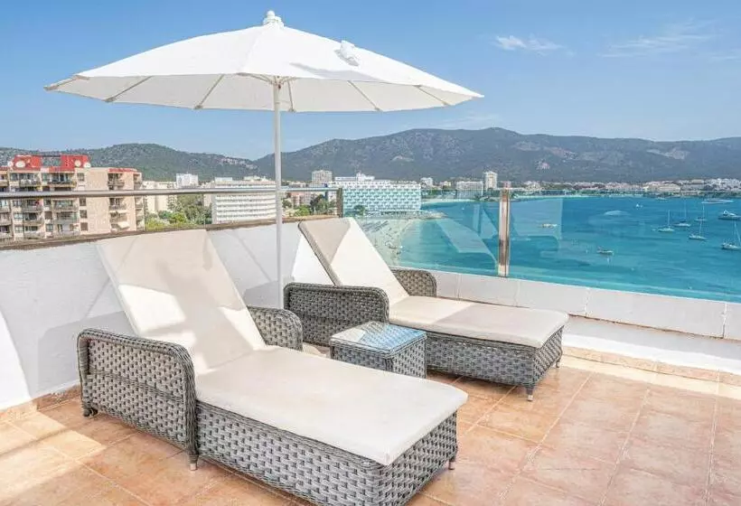 اتاق استاندارد با تراس و چشم‌انداز دریا, Seramar Hotel Comodoro Playa