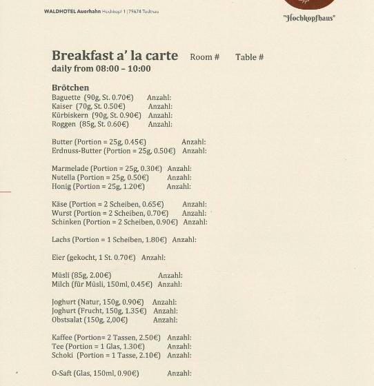 스탠다드 발코니 룸, Waldhotel Auerhahn Hochkopfhaus