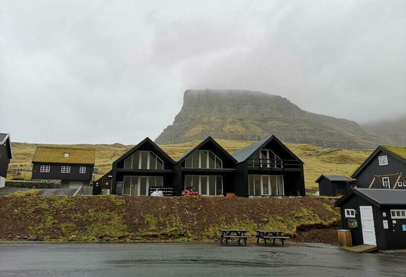 آپارتمان 1 خوابه با چشم‌انداز دریا, Gásadalur Apartments @ World Famous Waterfall