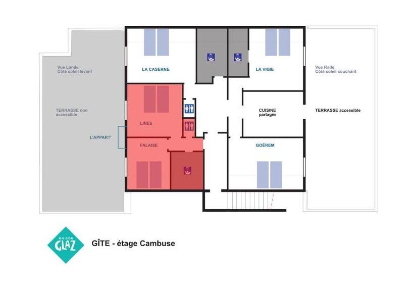 דירת שני חדרים, Maison Glaz