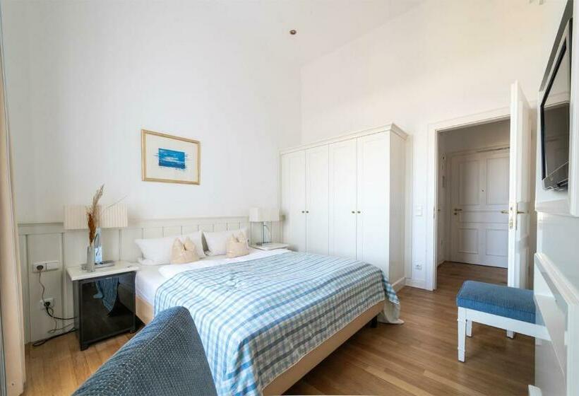 غرفة ديلوكس مطلّة علي البحر, Strandhotel Kurhaus Juist