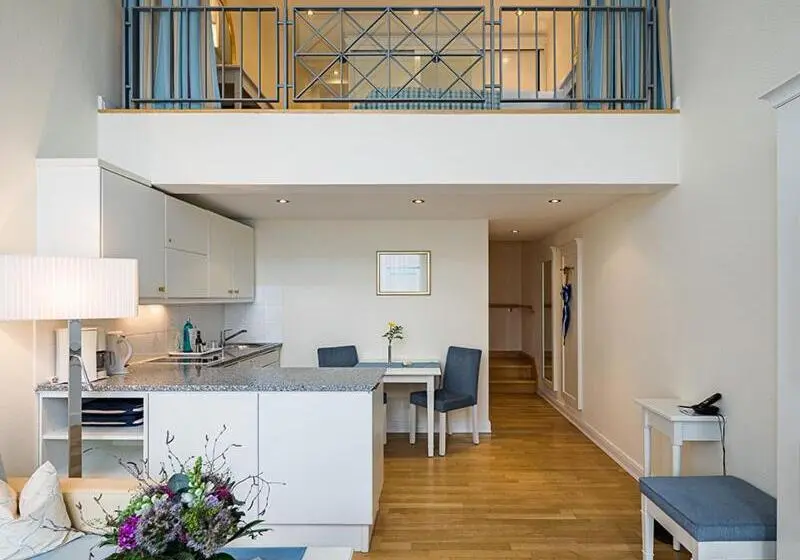Huoneisto 1 Makuuhuone, Strandhotel Kurhaus Juist