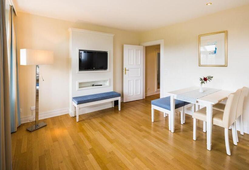 جناح جونيور مزوَّد بشرفة, Strandhotel Kurhaus Juist