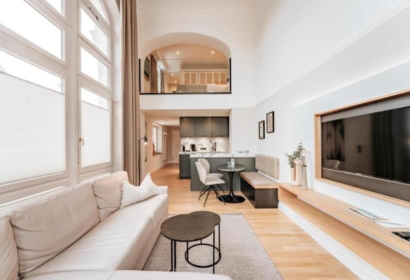 شقة غرفة واحدة ذات إطلالة, Strandhotel Kurhaus Juist