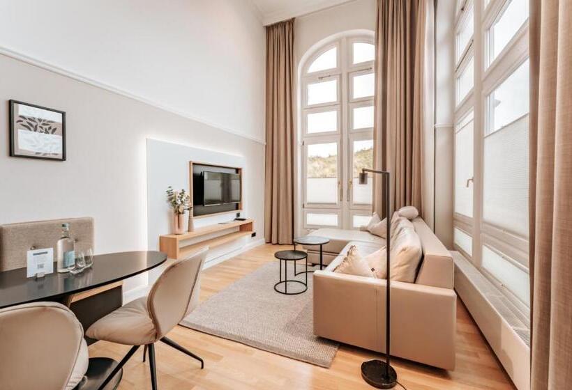 شقة غرفة واحدة ذات إطلالة, Strandhotel Kurhaus Juist