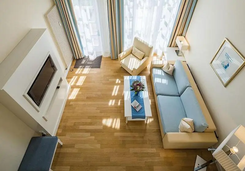 Huoneisto 1 Makuuhuone Pohjakerros, Strandhotel Kurhaus Juist