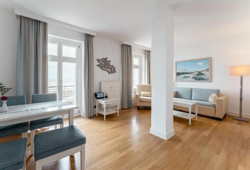 Superior-sviitti Merinäkymä, Strandhotel Kurhaus Juist