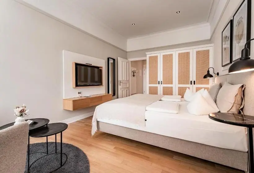 Standard-huone Puutarhanäkymä, Strandhotel Kurhaus Juist