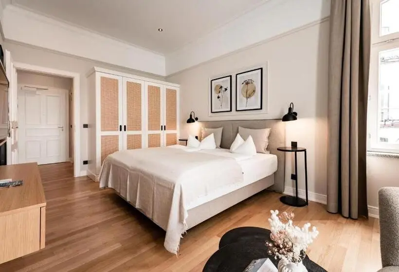Standard-huone Puutarhanäkymä, Strandhotel Kurhaus Juist