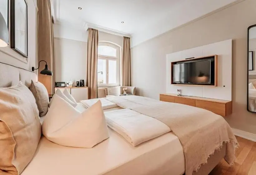 Standard-huone Puutarhanäkymä, Strandhotel Kurhaus Juist