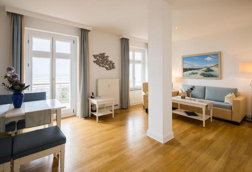 جناح سوبيريور مطل علي البحر, Strandhotel Kurhaus Juist