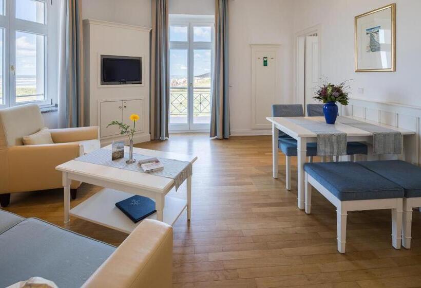 جناح سوبيريور مطل علي البحر, Strandhotel Kurhaus Juist