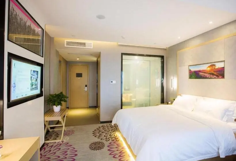 キングサイズベッドのデラックスルーム, Lavande Hotel Chengdu Xihe Bolin Plaza