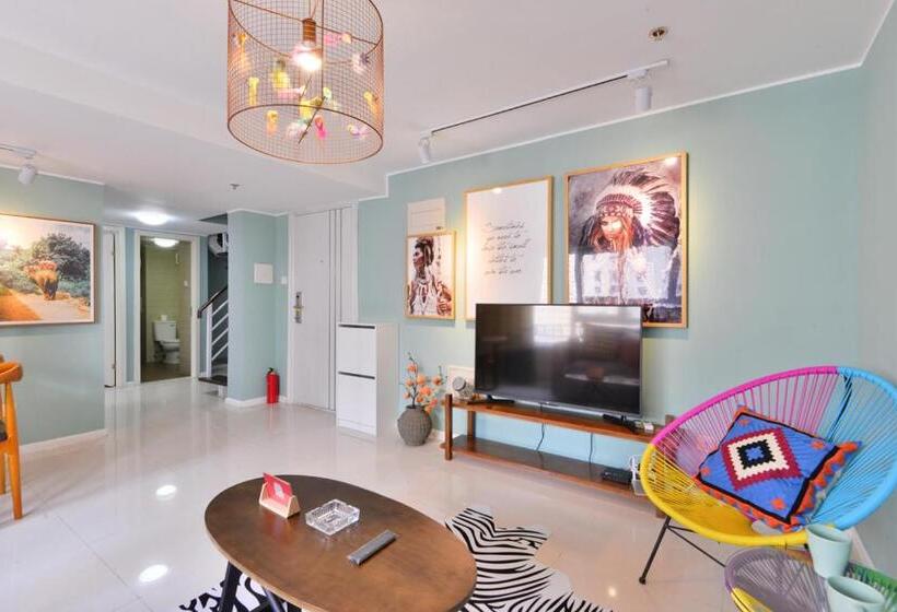 Apartament 1 Sypialnia, Tianjin Nankai·nankai Joy City·