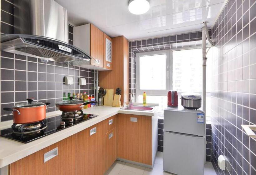 Apartament 1 Sypialnia, Tianjin Nankai·nankai Joy City·