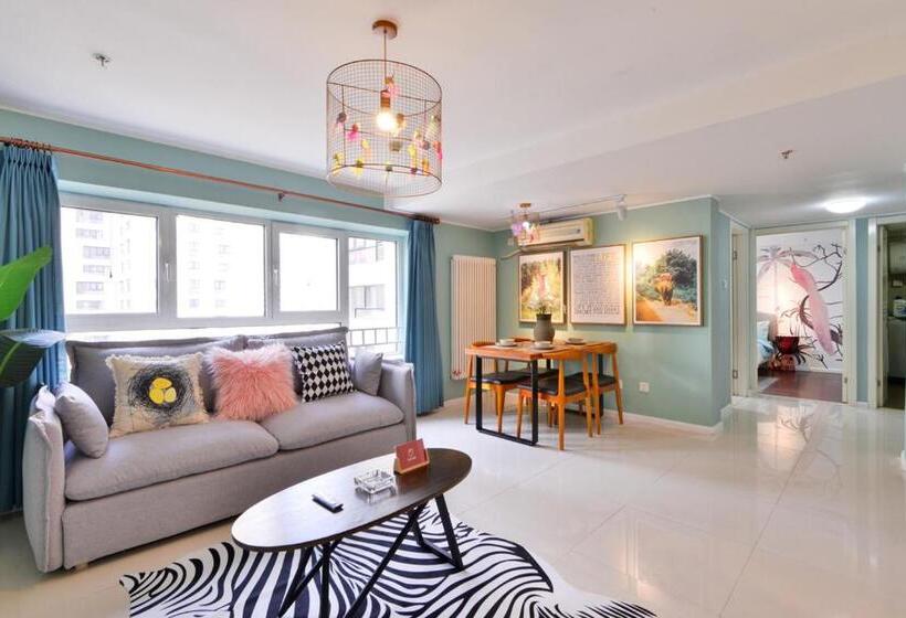 Apartament 1 Sypialnia, Tianjin Nankai·nankai Joy City·