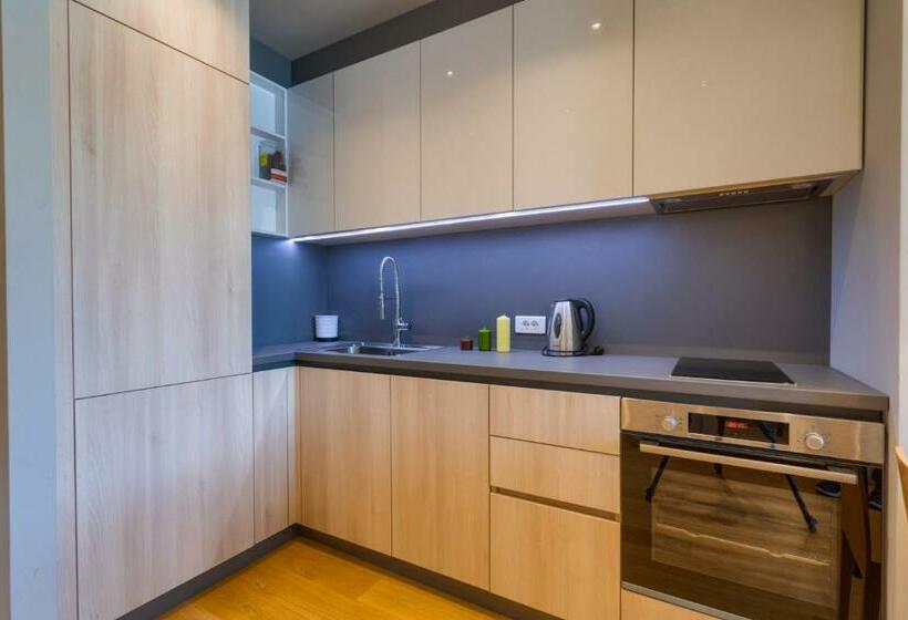 آپارتمان 1 خوابه با چشمانداز, Kalman Spa&gym