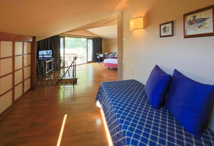 غرفة قياسية مزوَّدة بتراس, Villa Undulna  Terme Della Versilia