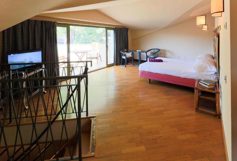 غرفة قياسية مزوَّدة بتراس, Villa Undulna  Terme Della Versilia