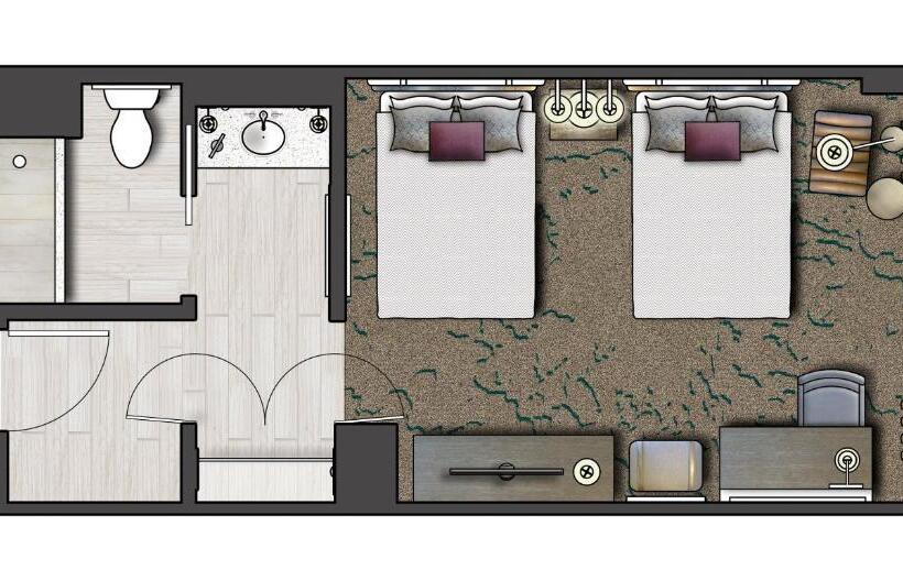 اتاق استاندارد برای معلولان, Universal's Loews Royal Pacific Resort