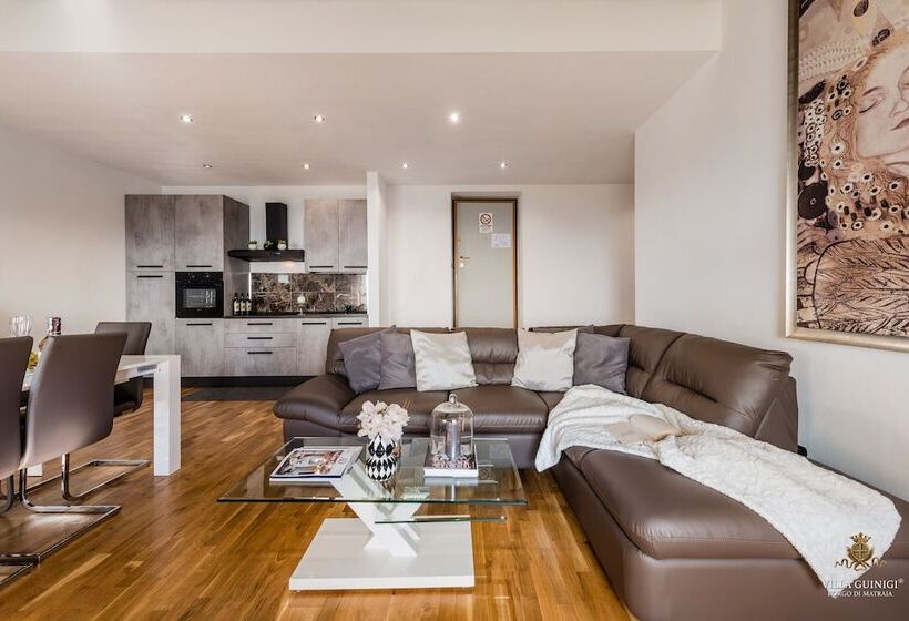 آپارتمان لوکس 2 خوابه, Tenuta Guinigi Antico Borgo Di Matraia   Exclusive Holidays Apartments & Pool