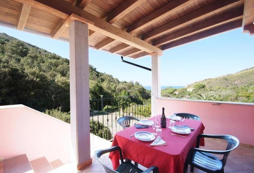 海の見える1ベッドルームアパートメント, Nisportino Domus