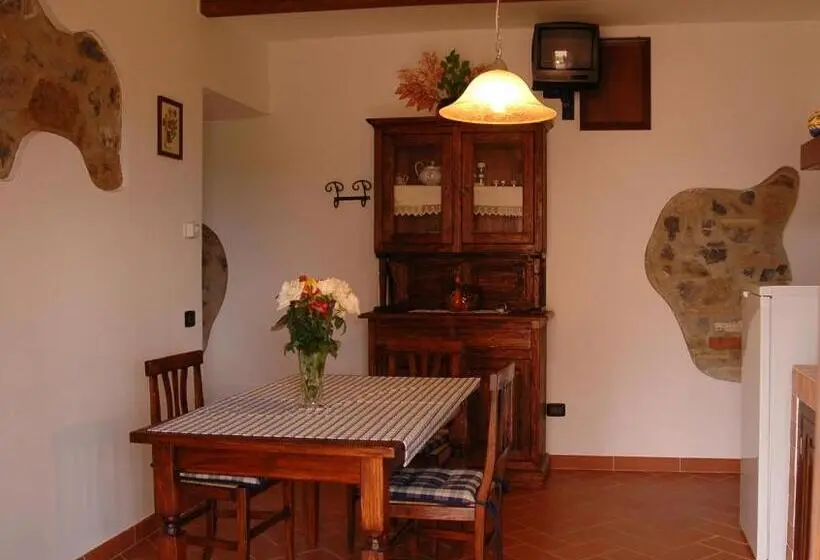 庭の見える１ベッドルームアパートメント, Agriturismo Poggio Corbello