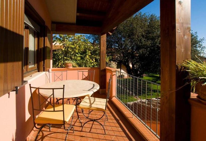 Апартаменты 1 Спальня Вид на Бассейн, Agriturismo Poggio Corbello