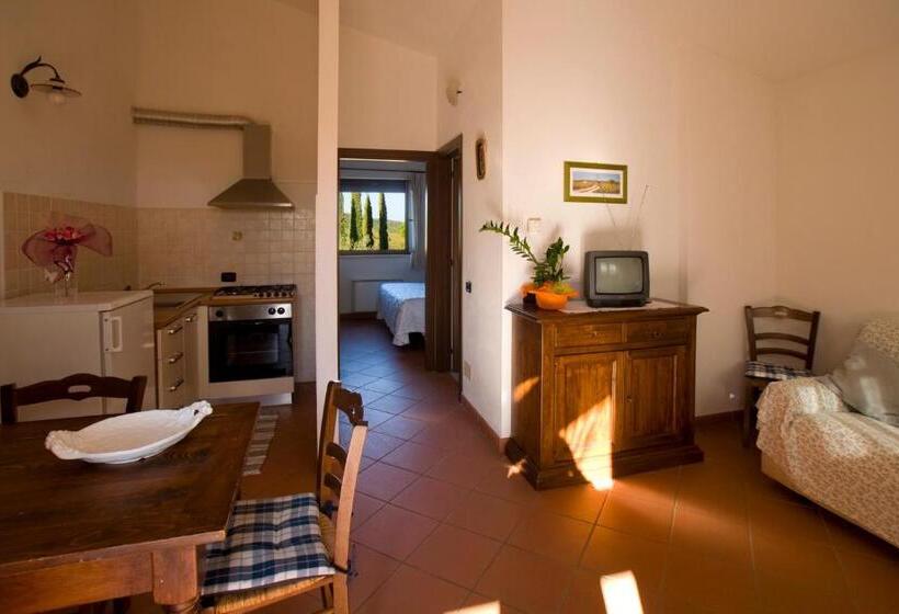 침실 1개 풀장 전망 아파트, Agriturismo Poggio Corbello