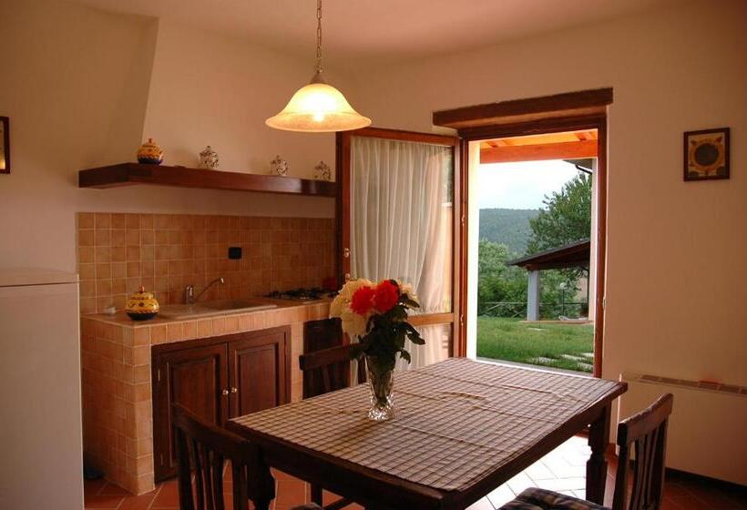 침실 2개 아파트, Agriturismo Poggio Corbello