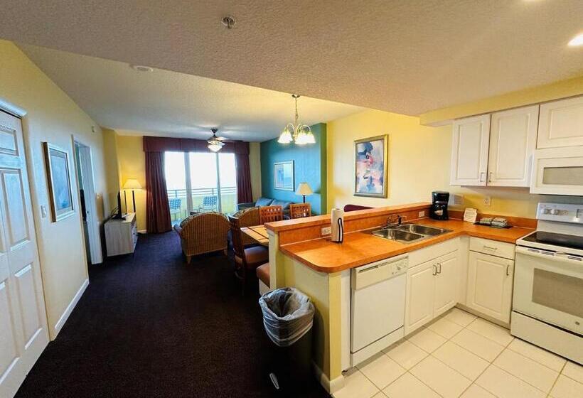 شقة غرفتين مطلة على البحر, Ocean Walk Resort