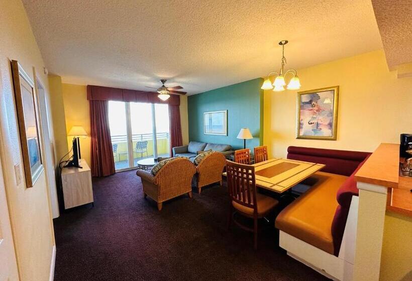 شقة غرفتين مطلة على البحر, Ocean Walk Resort