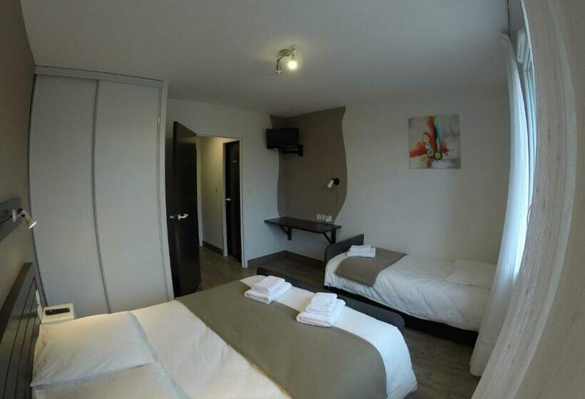 三人经典房间, Hôtel Les Rives D'allier