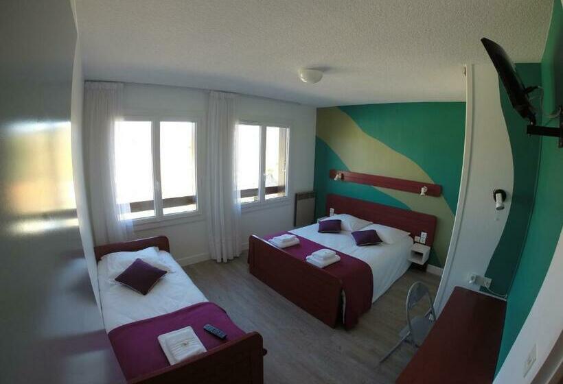 三人经典房间, Hôtel Les Rives D'allier