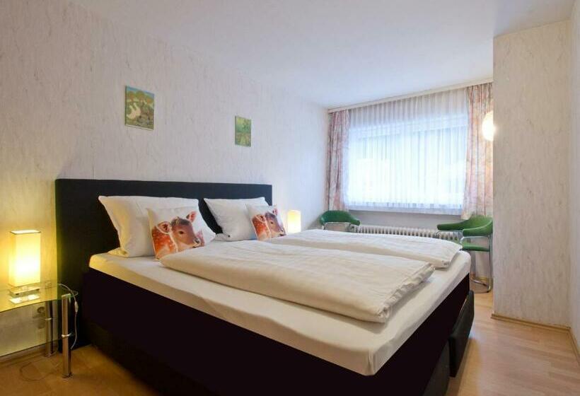 Апартаменты 1 Спальня Нижний Этаж, Landpension Am Sommerhang