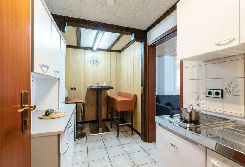 Апартаменты 1 Спальня с Террасой, Landpension Am Sommerhang